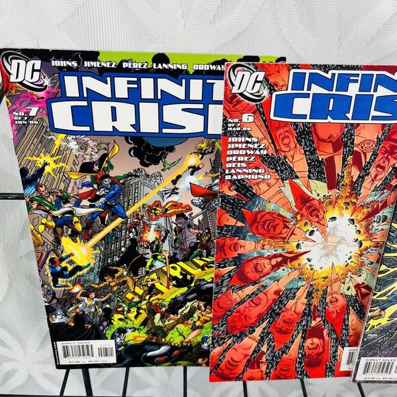 Infinite Crisis 1-7 Secret Files 1 Countdown (2005) 1st Jaime Reyes Blue Beetle - Picture 2 of 7